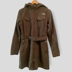 The North Face Grace Raincoat Olive Green XS